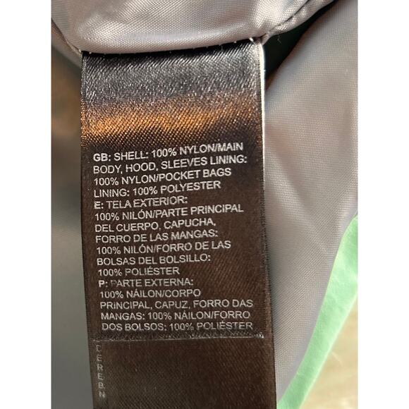 The North‎ Face Women's Hyvent Hooded Waterproof Jacket Green Gray Size Medium - Picture 13 of 15